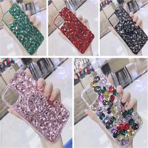 Casi di cristallo di Bling diamanti strass 3D Pietre Copertura della cassa del telefono per iPhone 15 14 14plus 13 12 11 Pro Max cover