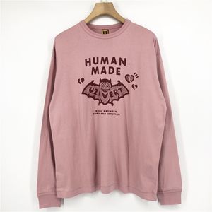 Camiseta de manga larga Hombres Mujeres Impresión gráfica de alta calidad Tops rosados de gran tamaño