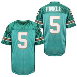 #5 Ray FINKLE Ace Ventura Movie Jersey Teal Green 100% Stitched Ray FINKLE Custom Retro Football Jerseys
