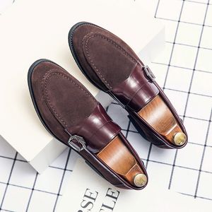 Confortáveis ​​sapatos de vestido masculino plana primavera e outono Oxfords plataforma sneakers amantes do partido casamento designers de luxo