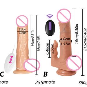 Nxy dildos realistischer Dildo mit drahtloser Fernbedienung 20 Geschwindigkeiten Vagina Massage G Spot Saugbecher riesiger Vibrator Sex Toy 0105