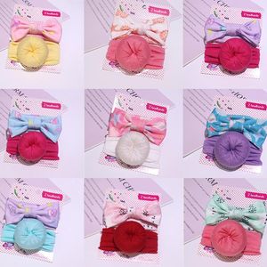 Wholesale star knots for sale - Group buy Hair Accessories Set Star Print Baby Girls Headband Soft Elastic Knot Hairbands Turban