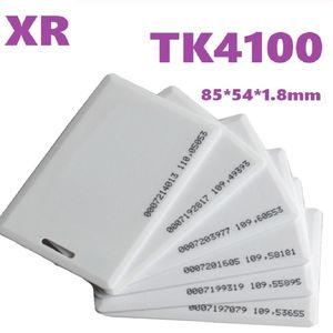 Xiruoer 100pcs 1.8mm EM4100 Tk4100 125khz Card Read Only Access Control Card Keyfob RFID Thick Cards For Time Attendance With Proximity Chip