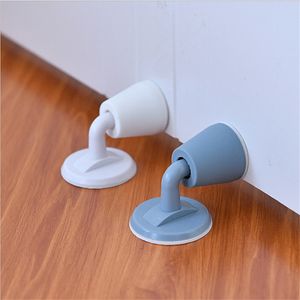 Mute Non-Punch Silicone Door Stoppar Touch Hushåll Sundries Toalettvägg Absorption Plug Anti-Bump Holder Gear Resistance