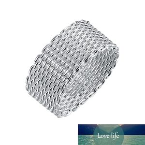Circular Woven Mesh Ring Silver plated color Rings For Women Jewelry jewellery Anel Anillos Aneis Bague wholesale A72 Factory price expert design Quality Latest