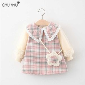 Autumn Winter Baby Dress Spanish Court Style Long-Sleeve Baptism Dress Kids Clothes Children Dresses For 0-5 Years Toddler Baby Q0716