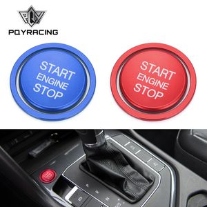 Car Silnik Start Stop Button Pierścień Pokrywa zapłonowa Wykończenia do VW Golf 7 MK7 VII GTI R Tiguan Jetta CC Arteeon Passat B8 Touareg T-ROC PQY-KG14