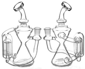 Vintage Pulsar Yeni 7 inç Odası Ağacı Perc Geri Dönüşüm Cam Bong Nargile Su Borusu Bipbal Heady Yağ Dab Rigs Müşteri Logosu Yapabilir