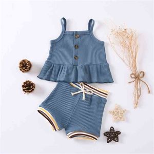 Roupa infantil de verão Bebé roupas roupas trajes para bebês menino conjunto 210528