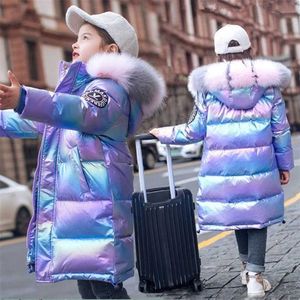 Baby Girl Boy Giacca con cappuccio Imbottito in cotone spesso Inverno Toddle Teens Sciolto Cappotto di pelliccia Abbigliamento Outwear 5-16Y 211222