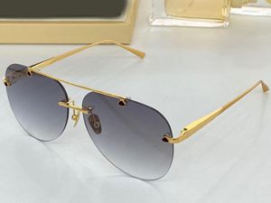 Yaz Güneş Gözlüğü Erkekler ve Kadınlar için Stil The-Horijon Anti-Ultraviyole Retro Plaka Oval Çerçevesiz Moda Gözlükler Rastgele Kutu