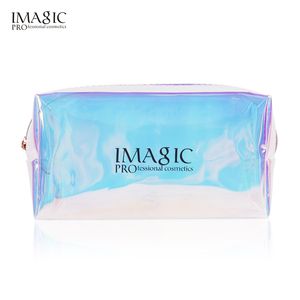 Cosmetic Bag Travel Waterproof Fashion Laser Perspective Convenient TPU Matte Zipper Imagic Makeup Storage Bags