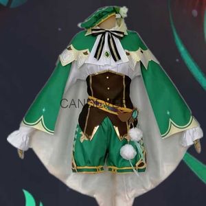 Venti Genshin Impact Cosplay Anime Genshin Impact Venti Cosplay Women Carnival Halloween Party Anime Costume Outfit Y0903