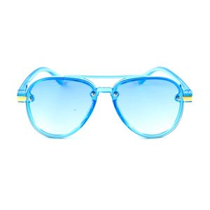 Miúdos tamanho Piloto Piloto Sunglasses Oversize lentes Design Frente do quadro Cool óculos para menino e menina