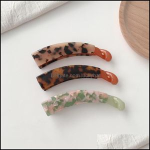 Joalheria10pcs/lote coreano ￡cido ac￩tico arco clipes de banana floral verde retr￴ de bra￧adeiras artesanais para mulheres scrunchies geom￩tricas garras j￳ias