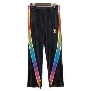 Masculina Straight Perna Veleira Fita Calças Casuais Hip Hop Bordado Regular Fit Alta Qualidade Calça Calças Japão Calças