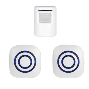 Other Door Hardware EU/US Plug Smart Bell Motion Sensor Wireless Doorbell Alert Secure System Alarm 38 Chimes Ring Receiver