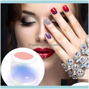 Salon Zdrowie Beautymini Suszarki do paznokci Lampa Kształt Gel Polski Pojedynczy Palec Złącze USB Nails Art Tools Drop Dostawa 2021 2xFWC