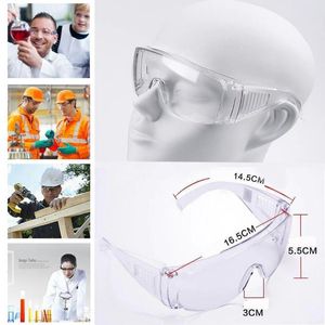 Gafas transparentes para hombres y mujeres a prueba de polvo Viento de arena de arena impacto Protección a prueba de polvo Glasse L35 Gafas de sol
