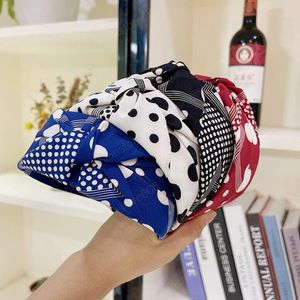 Fashion Women's Hair Accessories Wide Side Turban Classic Point Headband For Adult Casual Hairband