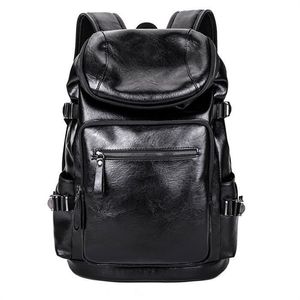 Factory wholesale men handbag multi-pocket fashion backpacks outdoor travel leather leisure backpack personalized leathers student bag