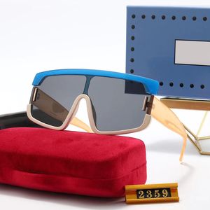 Die neuesten Trendsonnenbrille Männer Frauen Klassisches Retro Design Polarisierte Brille einteilige Linse Ultra Licht Nylon Sportbrillen Reiten Fahren Aviator Brillenkasten