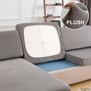 Cushion/Decorative Pillow Plush Sofa Cushion Cover For Living Room Corner Couch Seat Elastic 1/2/3/4 Seater Sofas Case Stretch Seatback Prot