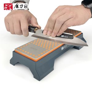 Taidea Knife Sharpenerダイヤモンド砥石両面シャープストーンプロのナイフシステムwetstone 1000グリット210615