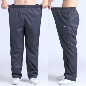 Grand Quick Seco Mens Active Calças Plus Size 6XL Solto Fit Calças Longas Homens Elásticos Cintura Elástica Fora dos Mens Exercício Calças, PA215 X0615