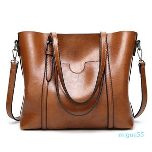 Torby na ramię Moda Kobiety PU Skórzana torba Panie Torebka Duża Pojemność Crossbody Rozrywka Sling Tote