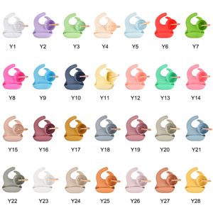 Candy Color Dishes Utensils Soft Silicone Spoon Safety Baby Learning Spoon Non-Slip Children Food Feeding Tool Easy To Rinse Tableware