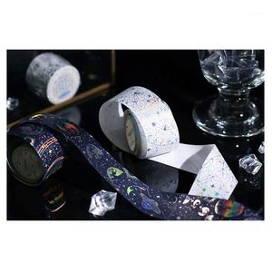 Gift Wrap 4 Colors Starry Universe Snow Gold Foil Tape 30mm Wide Scrapbook Journal Masking