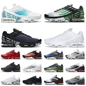 2021 TN 3 Tuned III Plus 2 Herren Damen Laufschuhe Lila Grün Strahlend Rot Dreifach Schwarz All White Trainer Sport Sneakers Outdoor Jogging Walking