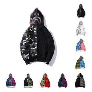 ape shark head Cosplay 3D digital printing men's sports and leisure Hoodie Jacket