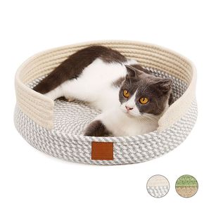 Yuvarlak Kedi Scratcher Yatak Yastık Sepeti Pamuk Dayanıklı Kedi Kıyafetleri Ve Yataklar için Kediler Köpek Scratch Board Pad Rascador Gato