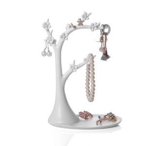 Wholesale earring necklace tree resale online - Jewelry Pouches Bags Earrings Necklace Ring Pendant Bracelet Display Stand Tray Tree Storage Racks Organizer Holder Make Up Decoration