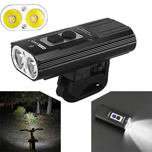 NITENUMEN X8 1800LM 2x U2 6 Modes 18650 Li-ion Battery USB Rechargeable Waterproof Cycling Bike Light