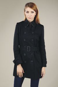 Jaquetas femininas de design de moda inglaterra casaco longo médio/alta qualidade trespassado duplo para temperamento feminino s-xxl
