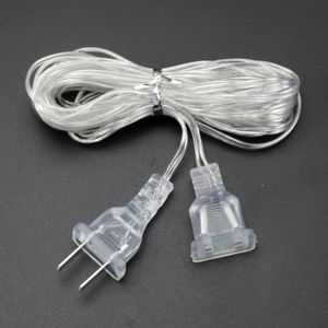 3M Power GARLAND Удлинение Удлиненные линии Кабельные строки 4M * 0,6 96LED EU Plug 220V / US Plug 110V Удлинитель проволоки для рождественских огней Свадебные украшения