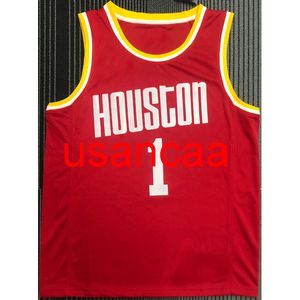 All Borderyer 5 Styles 1# McGrady 18 Temporada Red Basketball Jersey Personalize Men's Women Youth Cole