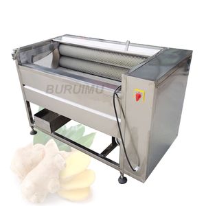 Trotters Fruit And Vegetable Washing Peeling Machine Root Ginger Manufacturer Potato Pumpkin Taro Seafood Cleaning Maker