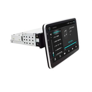 Evrensel 1 Din Araba Video Multimedya Oynatıcı 10 inç Dokunmatik Ekran Autoradio Stereo GPS WiFi otomobil radyosu Android-Ücretsiz Gemi