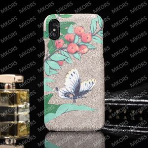 Custodie per cellulari alla moda per IPhone 13 13pro 12 11 Pro Max X Xs Xsmax Xr 8 7 Plus Top Fashion Print Flower Letter Case Shell Cover