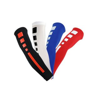 Guanti sportivi 1 pezzo Protezione UV Ciclismo Manicotti da corsa Quick Dry Traspirante Pallacanestro Fitness Gomito Parabraccia Scaldamuscoli