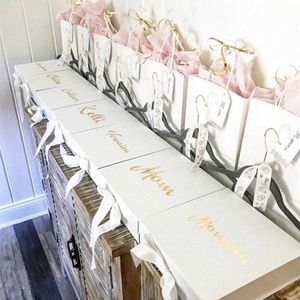 Confezione regalo personalizzata per proposta di damigella d'onore 1PC, sarai la mia scatola per proposta di damigella d'onore Scatole ricordo personalizzate per ragazza di fiori Y0712