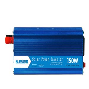 Auto Solar Inverter Inverter Pure Sine Wave Inverter DC 12V a AC 110 V / 220V 150W Trasformatore di tensione Power Auto Converter convertitore auto