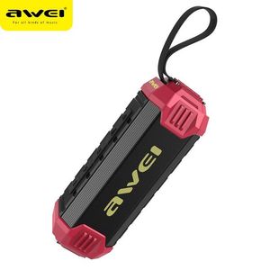 AWEI Y280 Portatile Impermeabile Wireless Speaker wireless Sound Dual Stereo Track Aux TF Carta FM Comparatore compatibile con Bluetooth