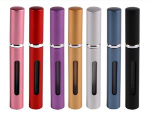 5 ml Doldurulabilir Parfüm Atomizer Şişe Sprey Transferi Pipetler ile Alüminyum Cam Mini Koku Kolay Kullanılan Makyaj