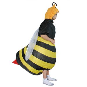 Maskot Bebek Kostüm Bumble Bee Şişme Costumeh Alloween Kostümleri Yetişkin Adam Kadın Noel Disfraz Parti Festivali Gösterisi