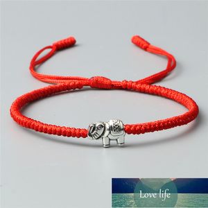 Proste Red Nici Bransoletka dla kobiet Mężczyźni Regulowany Urok Handmade Braid Knot Bransoletka Lucky Minimalist Yoga Jewelry Pary Prezenty Fabryczne Cena Ekspert Projekt